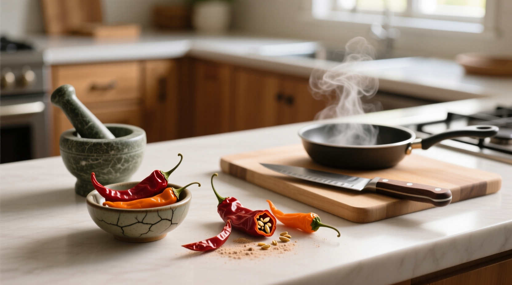 how to get started cooking with dried chilies