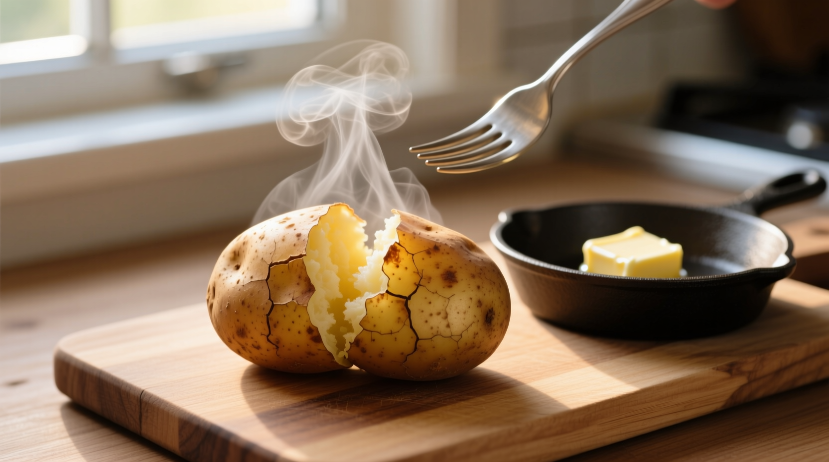 how to reheat a baked potato