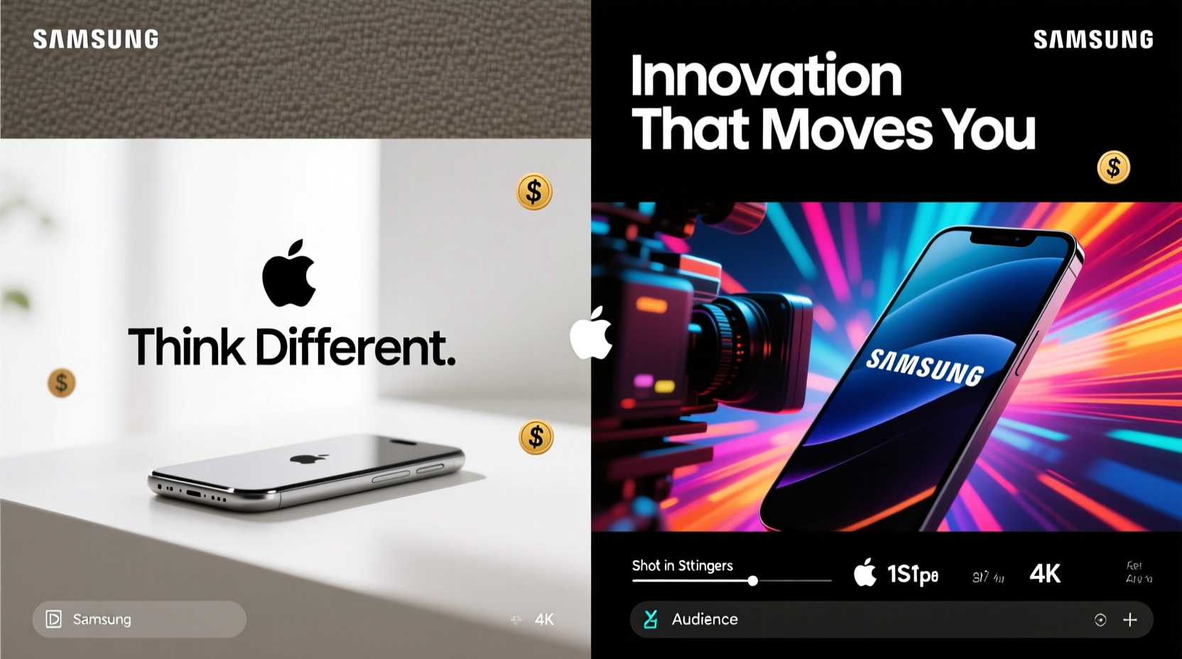 apple vs samsung ads are apples ads really more effective or just bigger budget