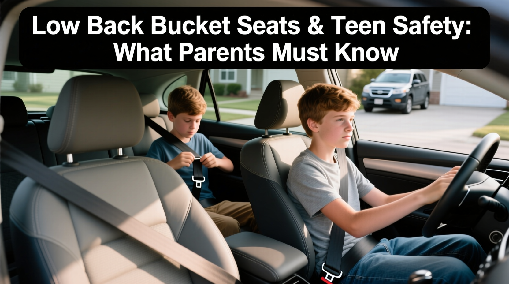 low back bucket seats teen safety
