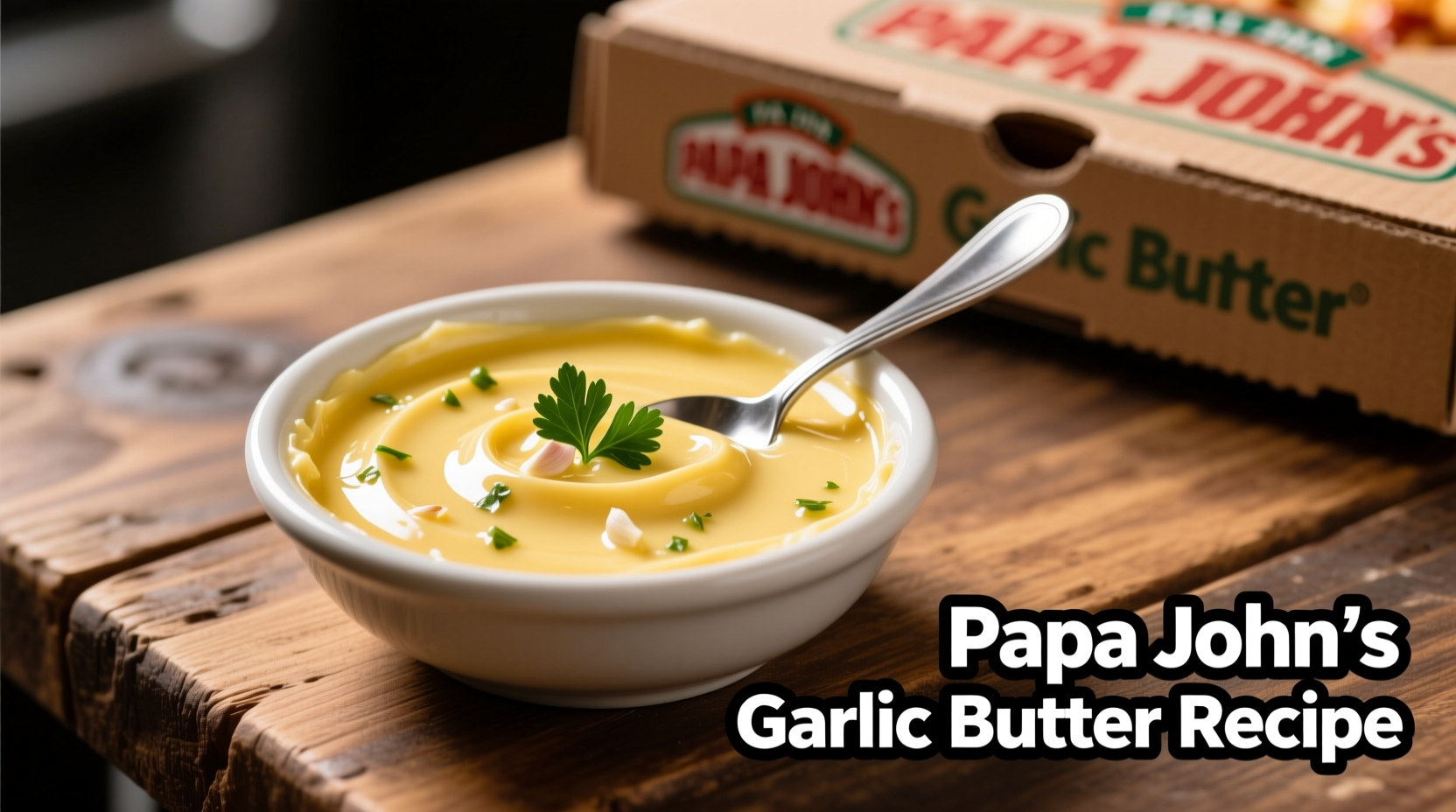 how to make papa john s garlic butter