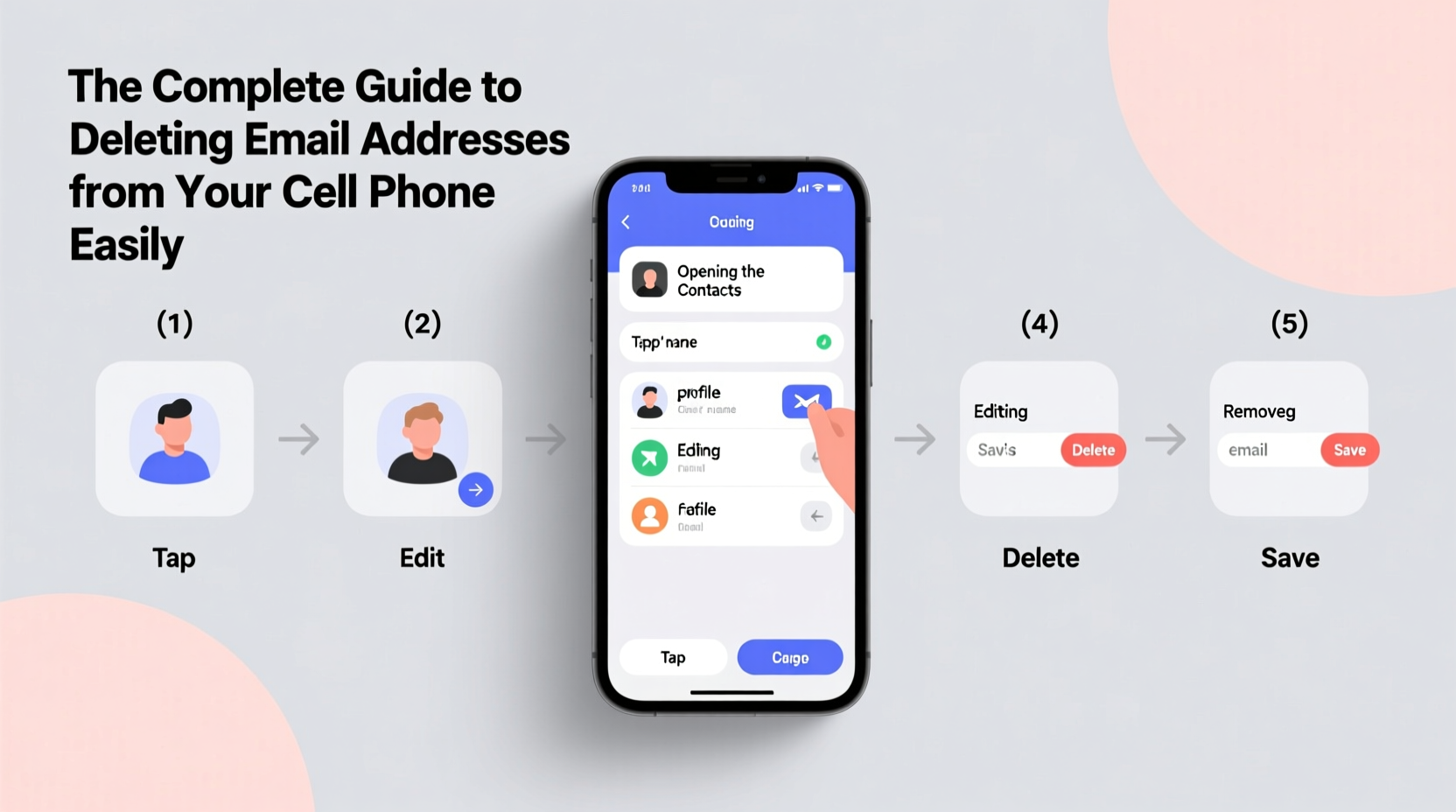 the complete guide to deleting email addresses from your cell phone easily