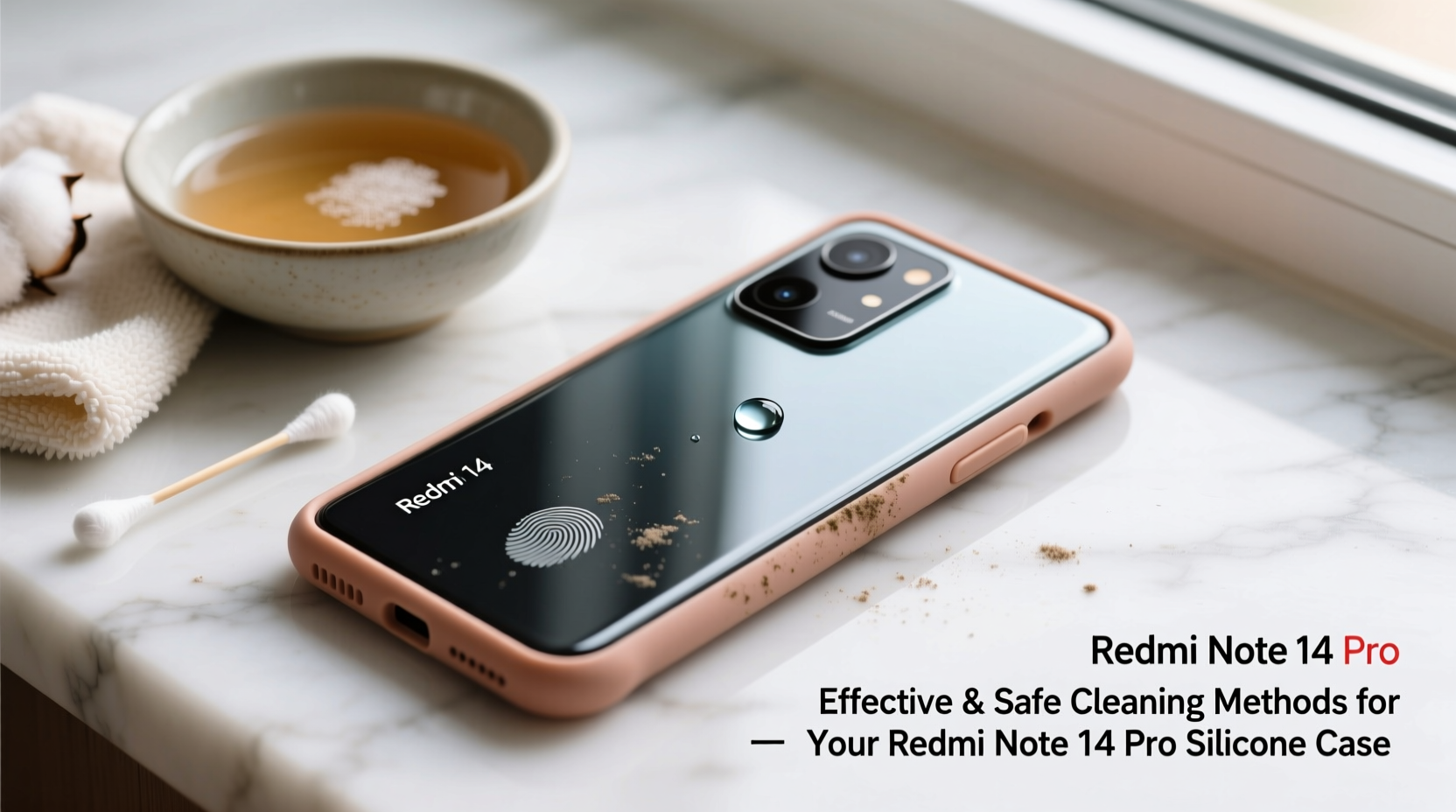effective and safe methods to clean a silicone phone case for your redmi note 14 pro