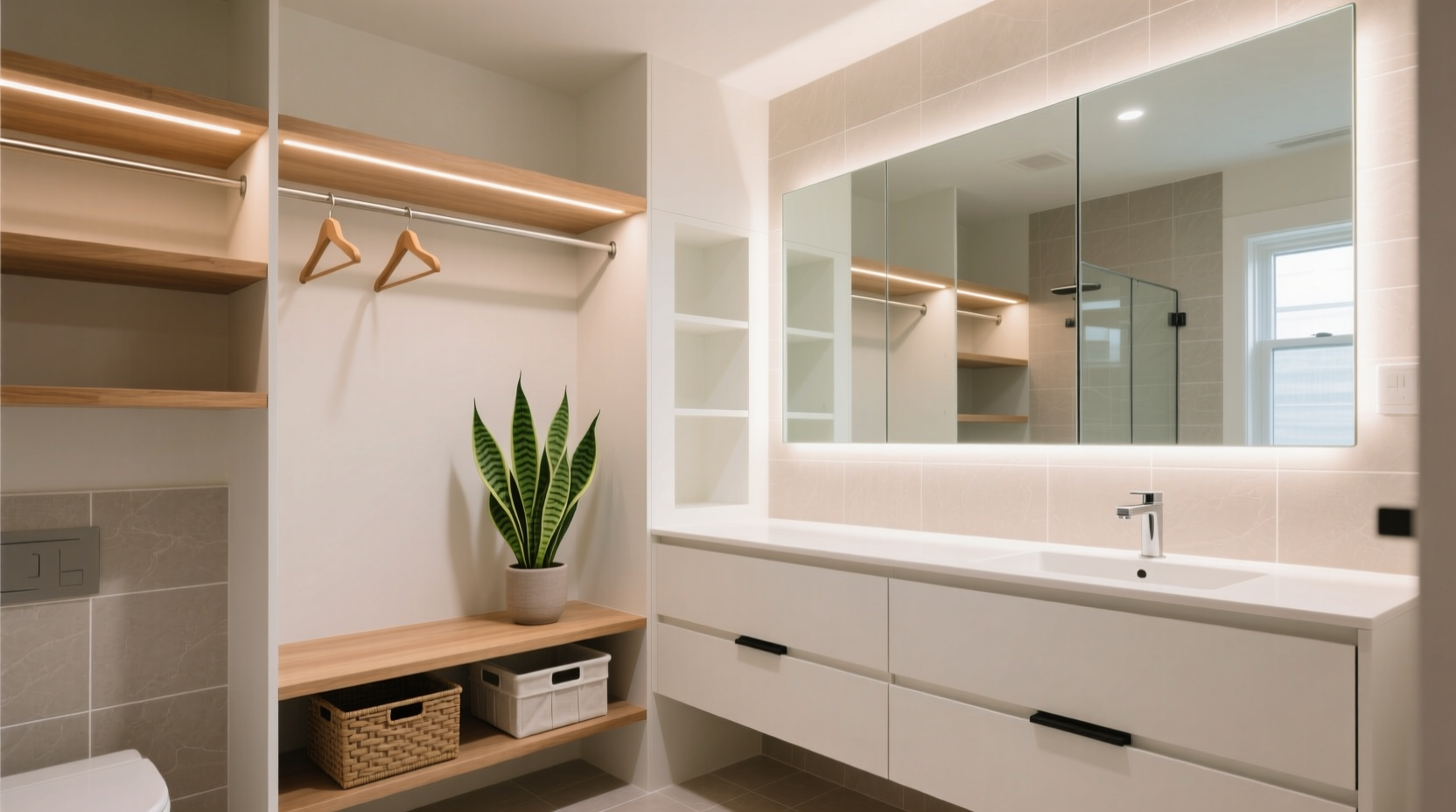 bathroom closet ideas