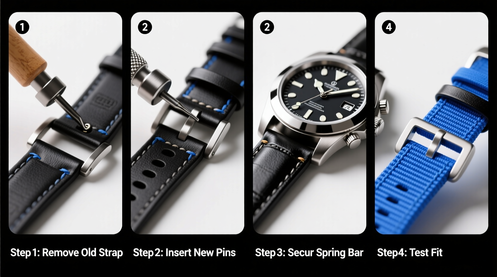 master the art of installing watch straps a step by step guide for beginners