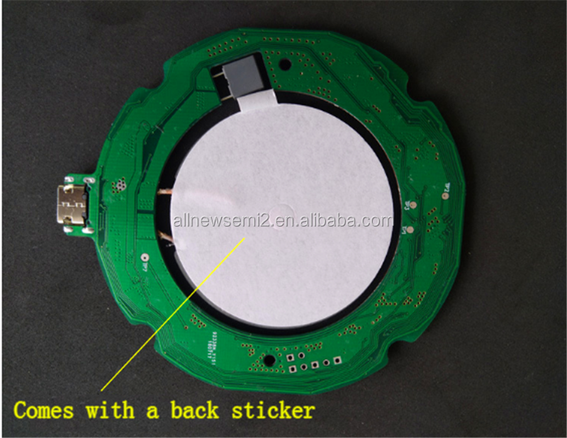 Custom QI certification sunplus solution fast charging wireless charging module 7.5w / 10W for Apple Android