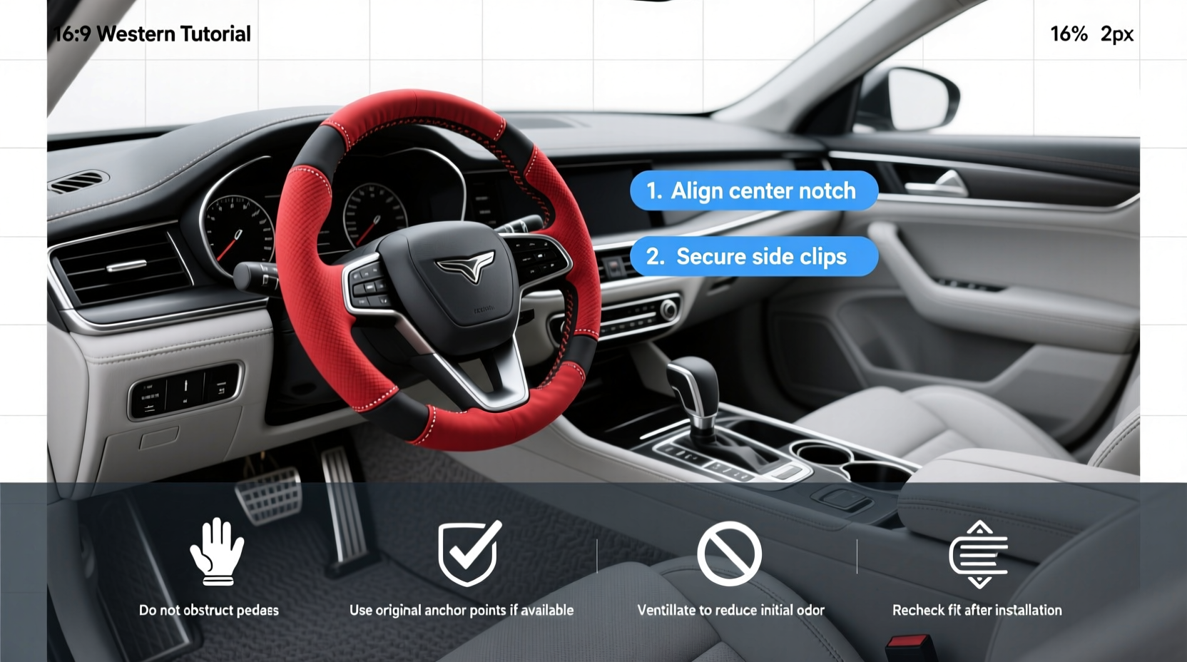 Steering Wheel Cover Red and Black Buying Guide