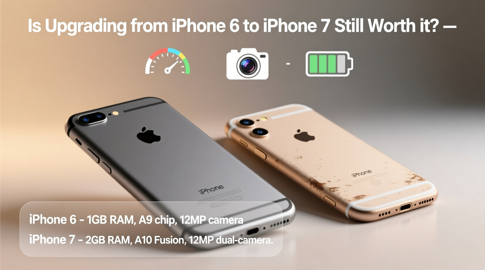 iphone 7 vs iphone 6 is upgrading still worth it or is the 7 too old