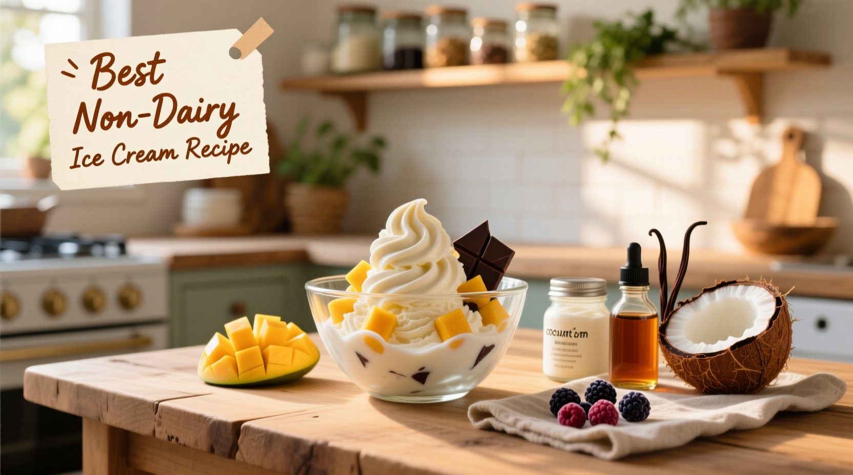 easy and delicious guide for the best non dairy ice cream recipe