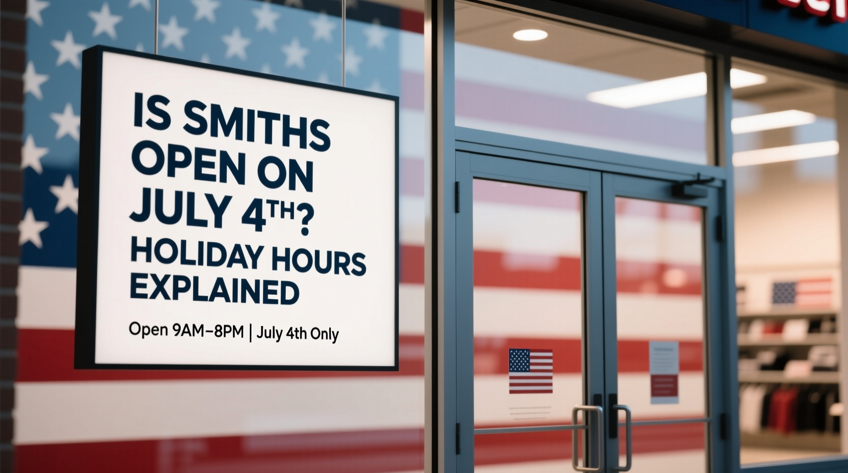 is smiths open on july 4th