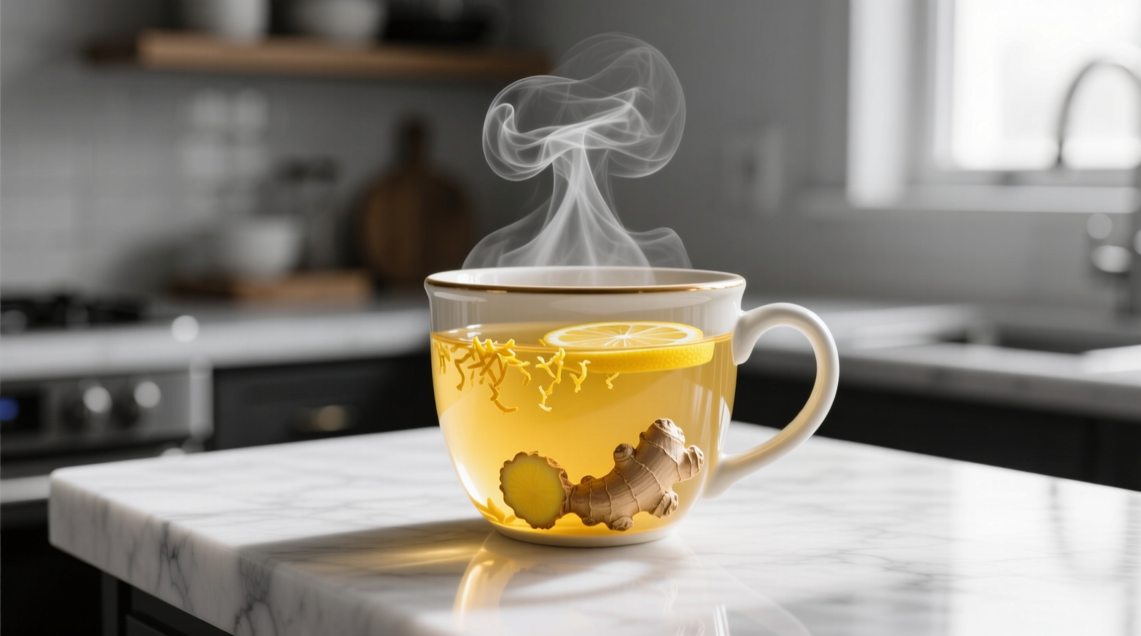 lemon ginger tea