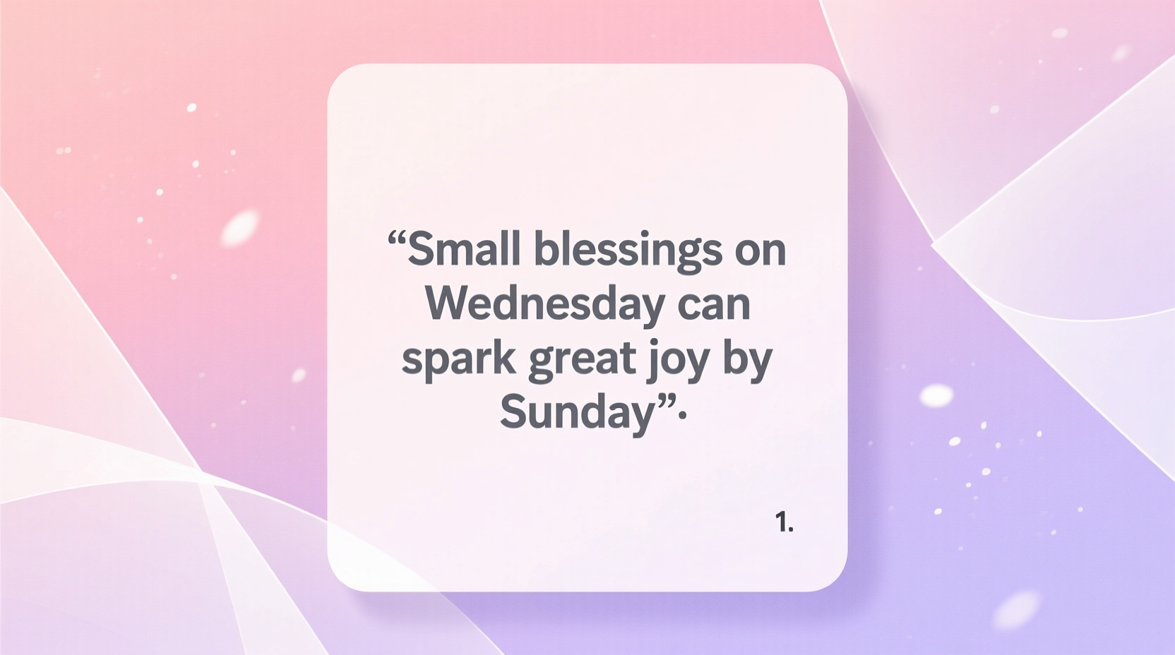quotes wednesday blessings
