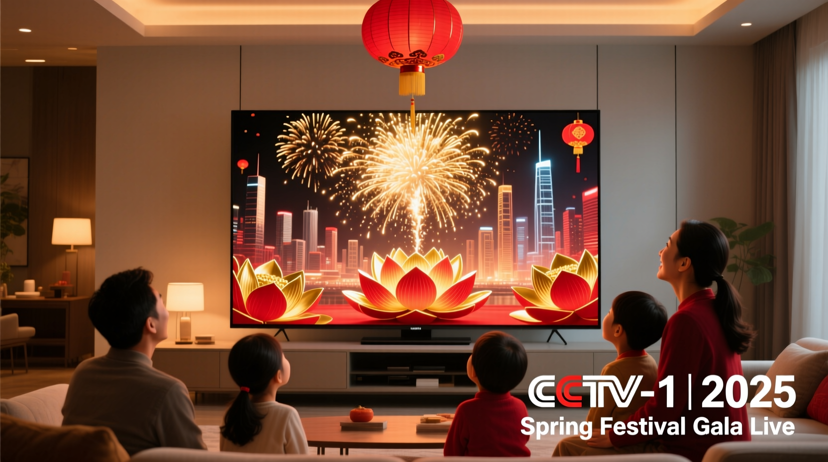 which channel shows new year fireworks