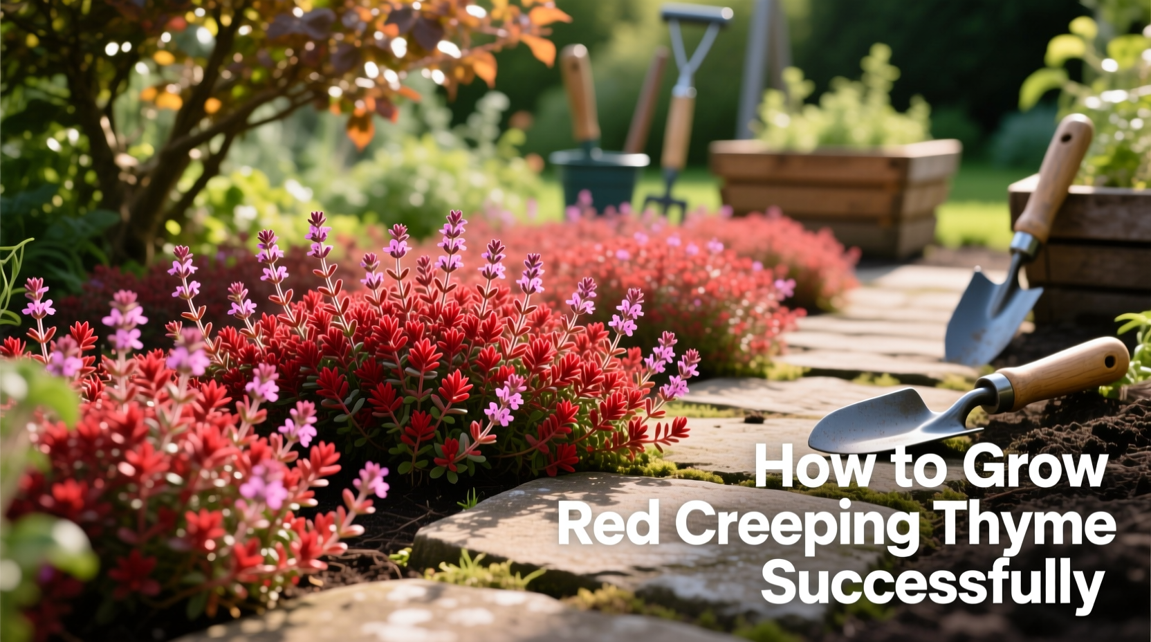 how to grow red creeping thyme