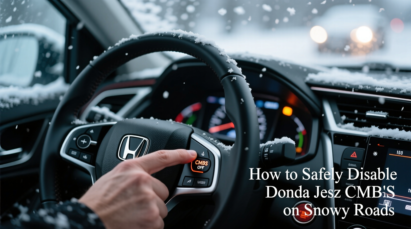 honda jazz disable cmbs snowy roads