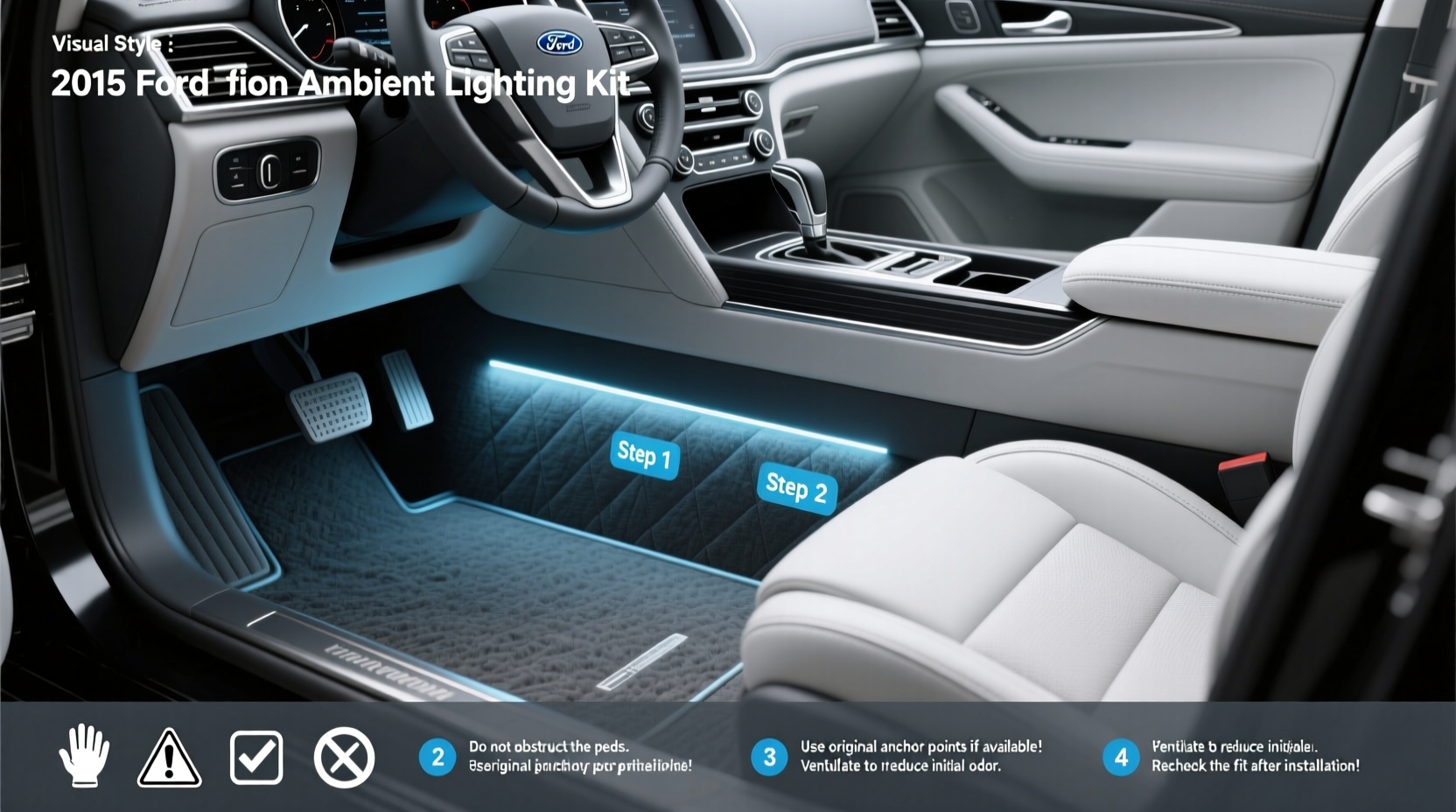 2015 Ford Fusion Ambient Lighting Kit Buying Guide