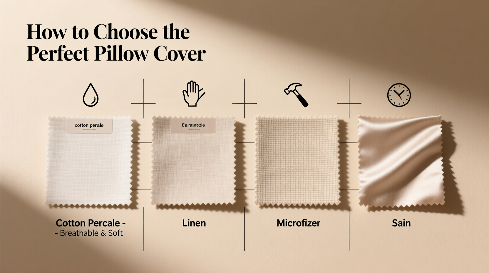 how to select the perfect fabric for pillow covers a practical guide to comfort and durability