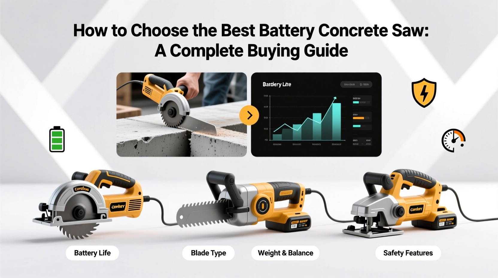 How to Choose the Best Battery Concrete Saw: A Complete Buying Guide