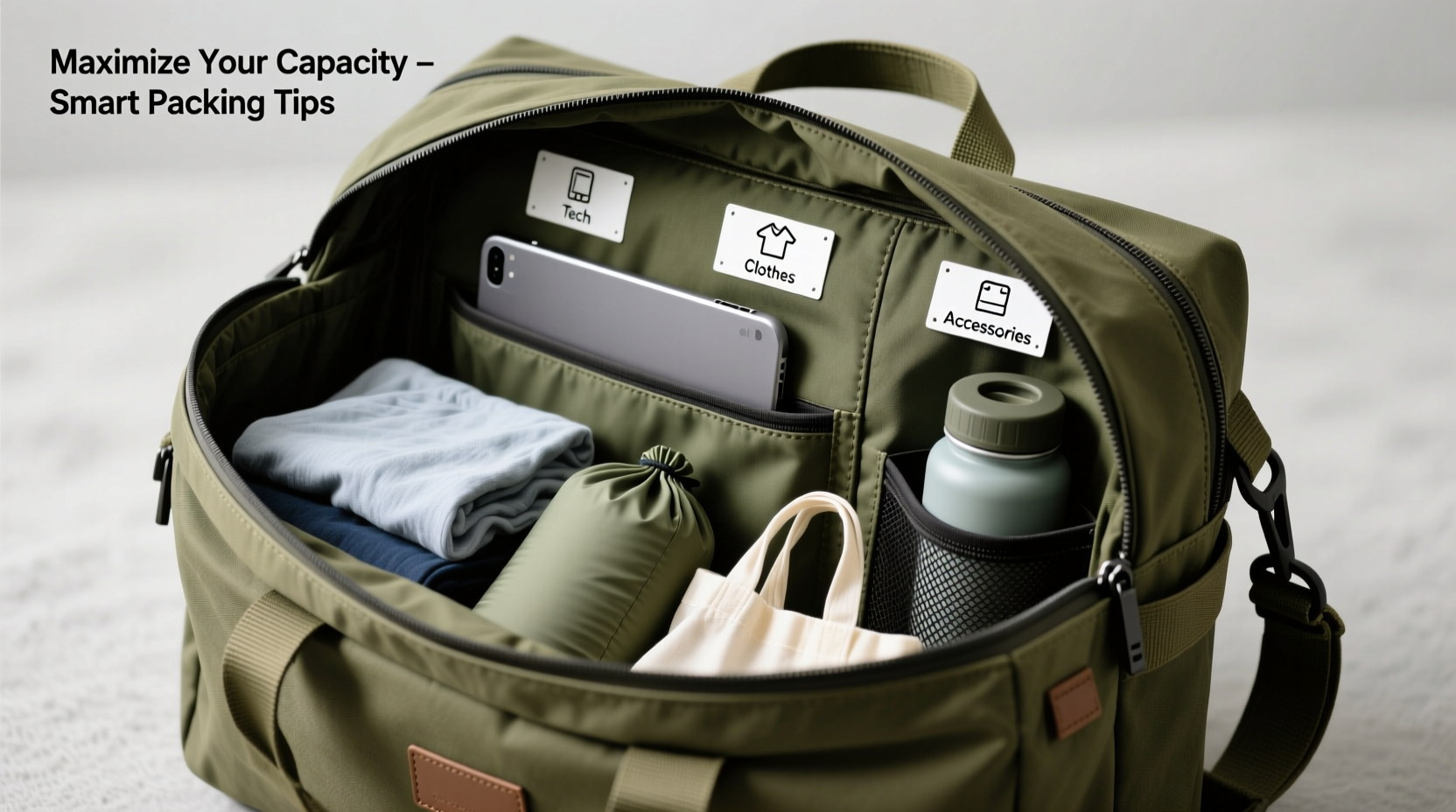 maximize your large capacity messenger bag practical tips for efficient packing and organization