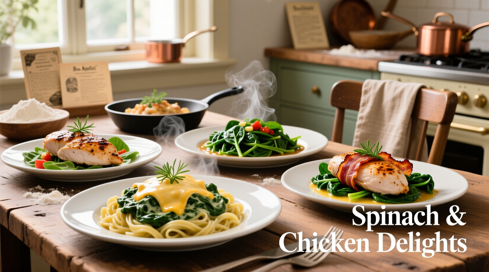 4 Perfect Spinach and Chicken Recipes Ready in 30 Minutes