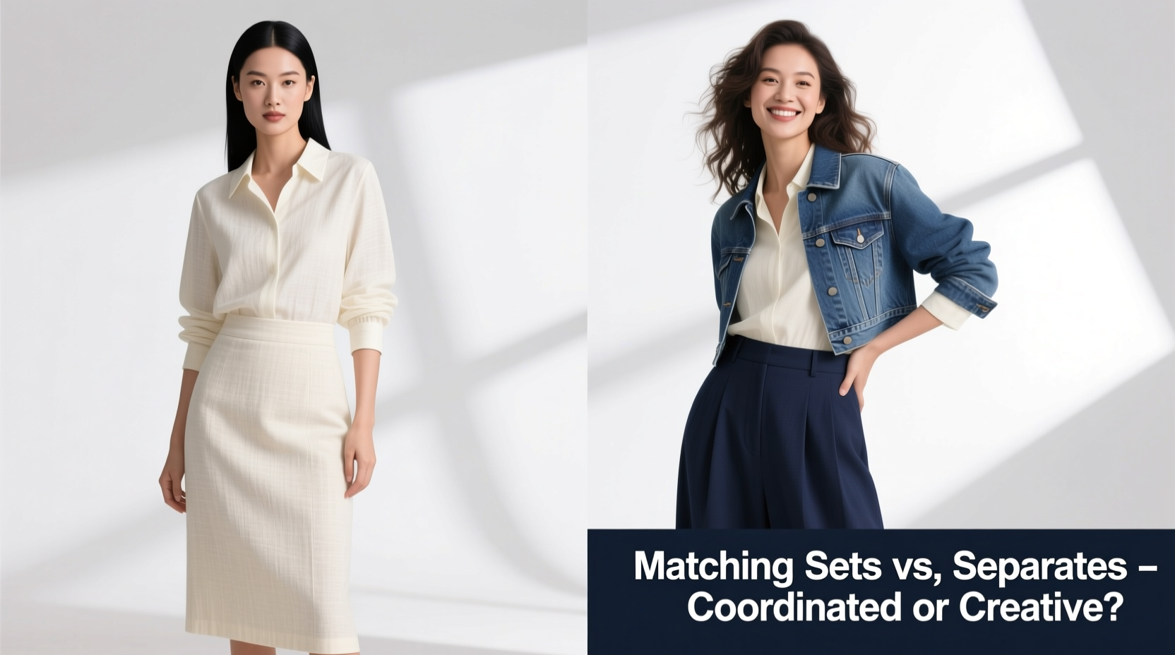 matching skirt sets vs separates are coordinated outfits back or is it just easier to mix and match