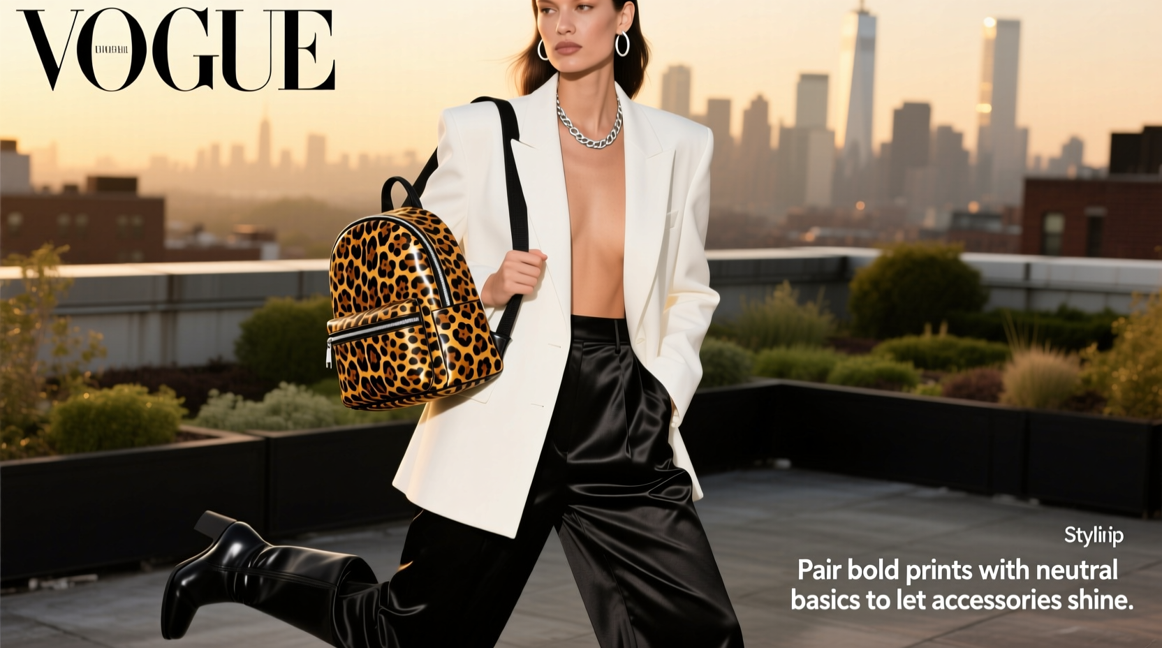 creative outfit ideas and styling tips for your leopard print backpack