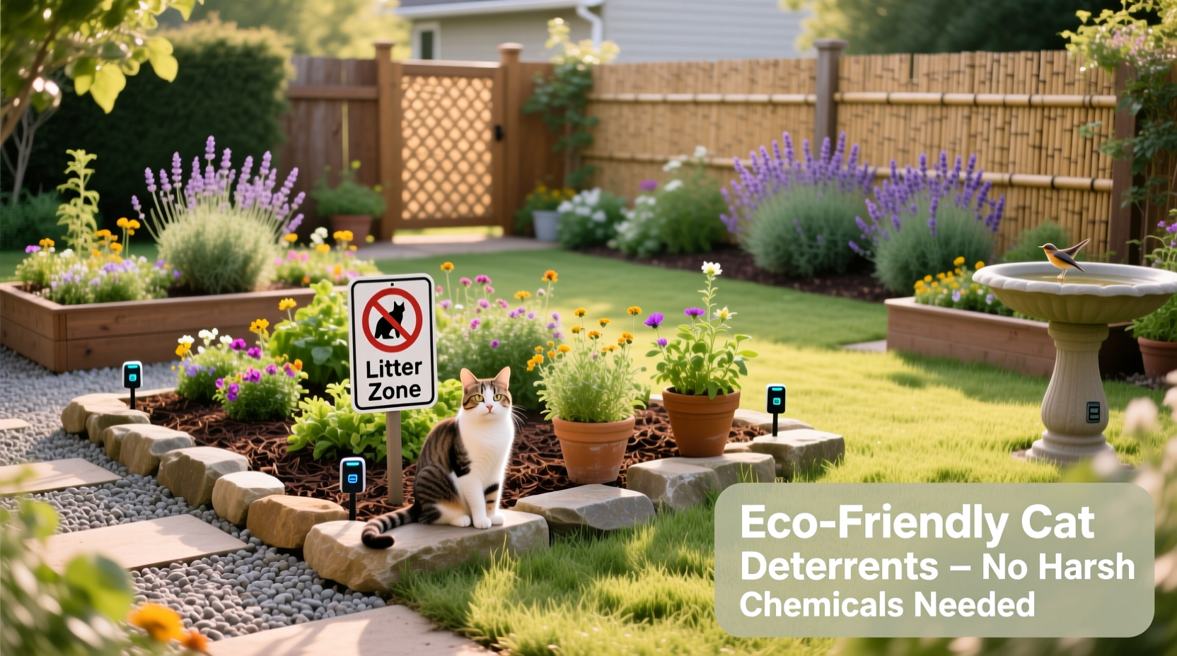 effective strategies to prevent cats from pooping in your flower bed without harsh chemicals