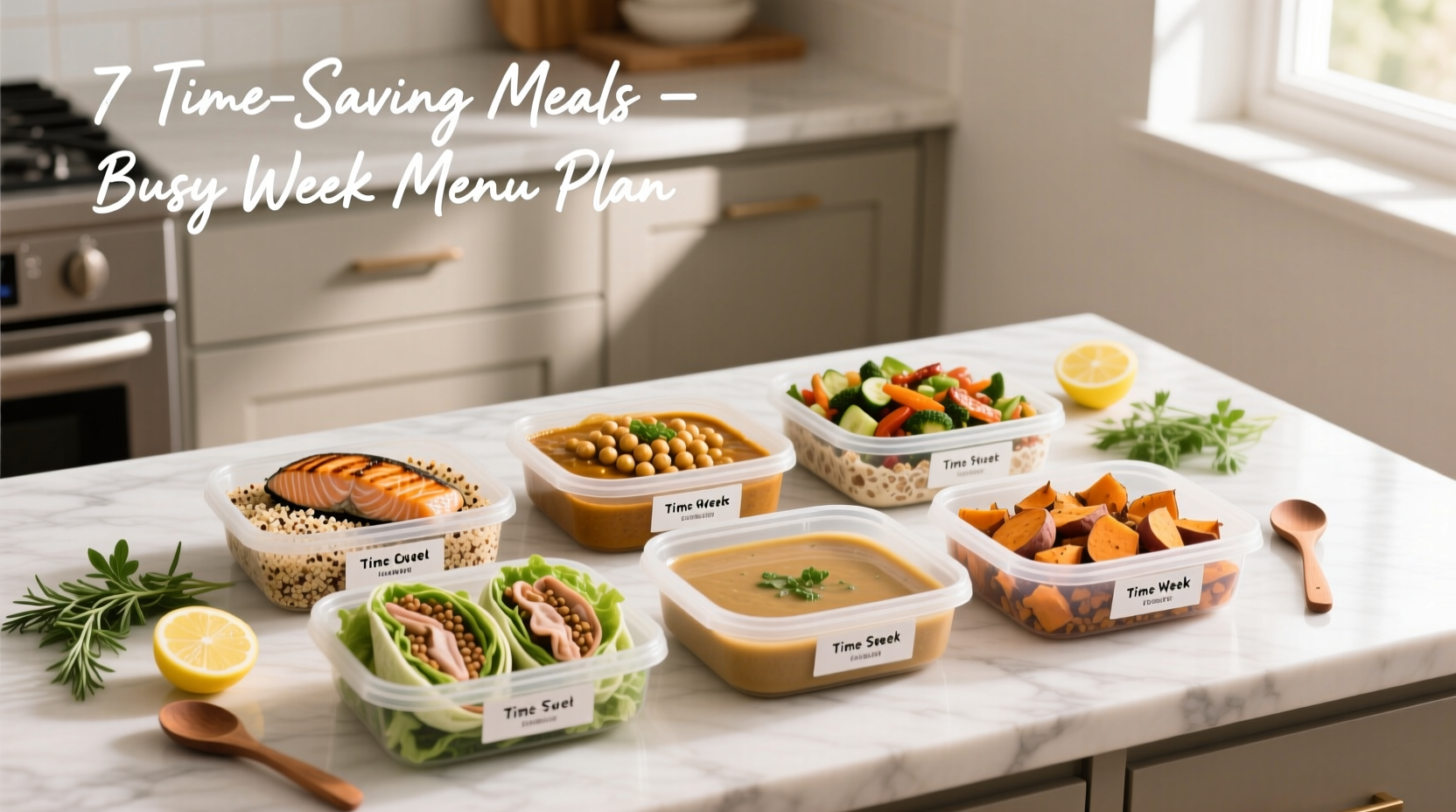 Busy Week Menu Plan: 7 Time-Saving Meals (Science-Backed)