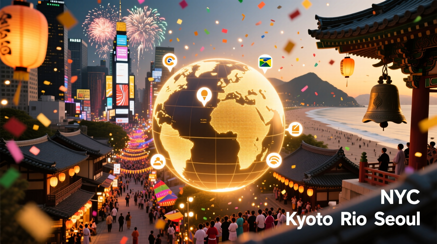 where to ring jn rhe new year