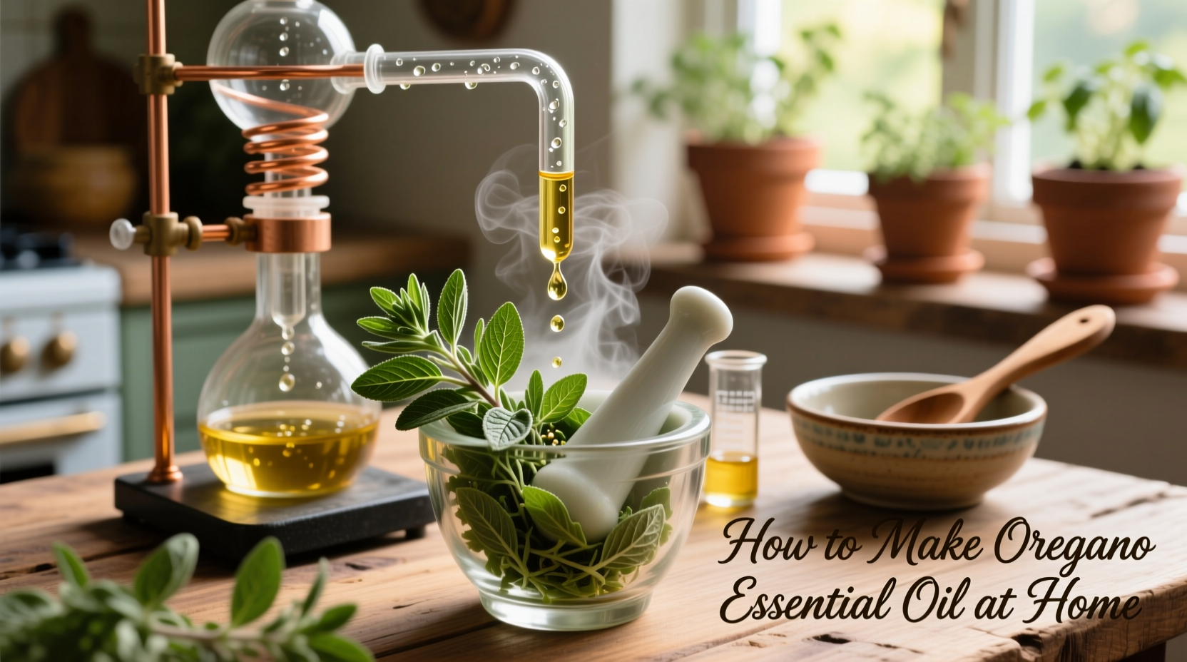how to make oregano essential oil