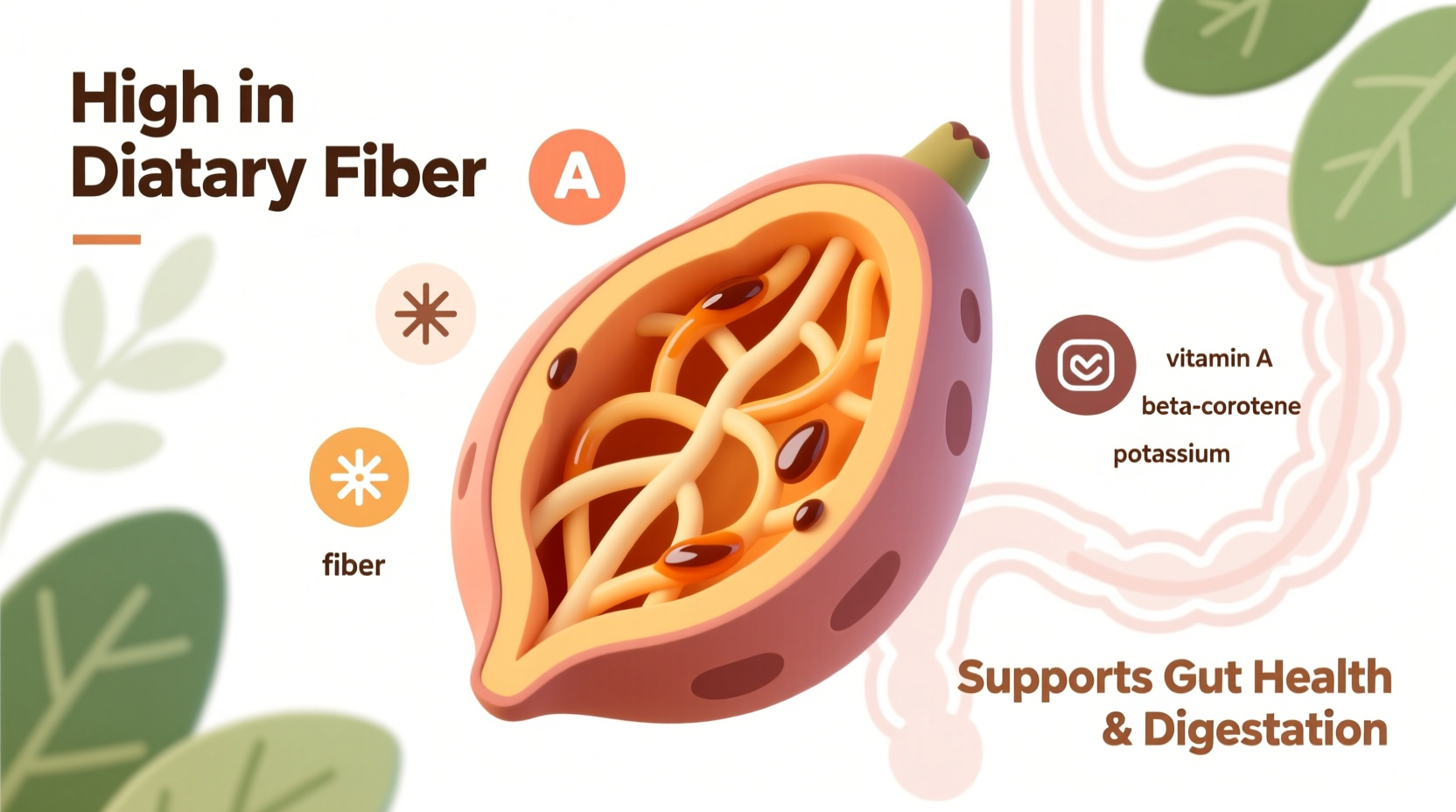 Sweet potato nutrition facts and digestive health