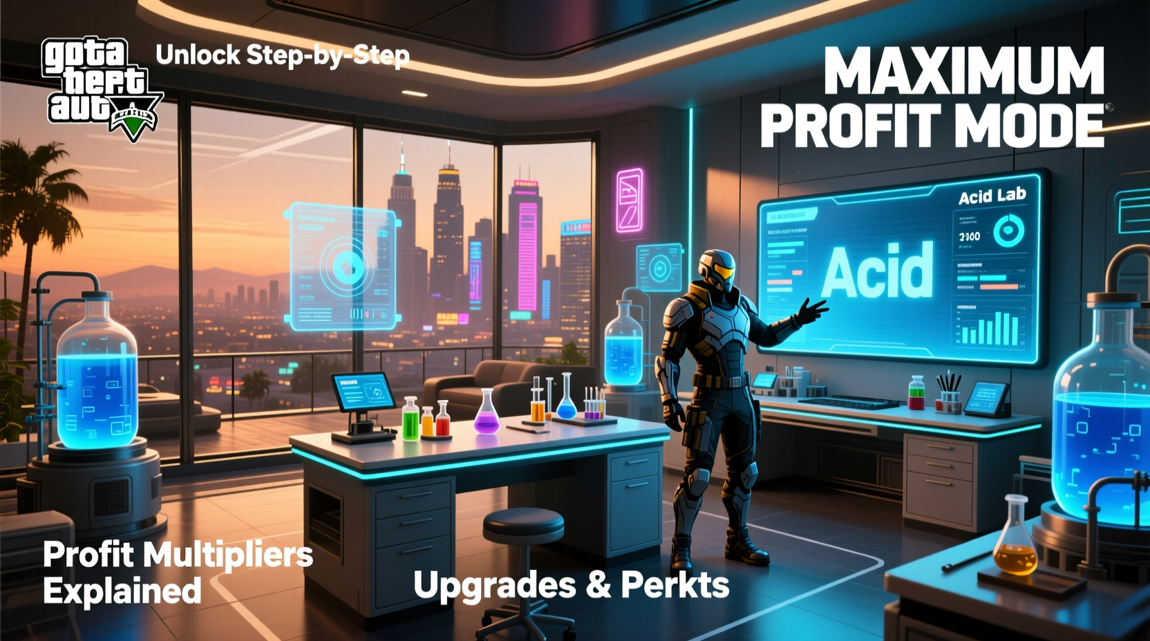 ultimate guide to unlocking and maximizing the acid lab in gta online