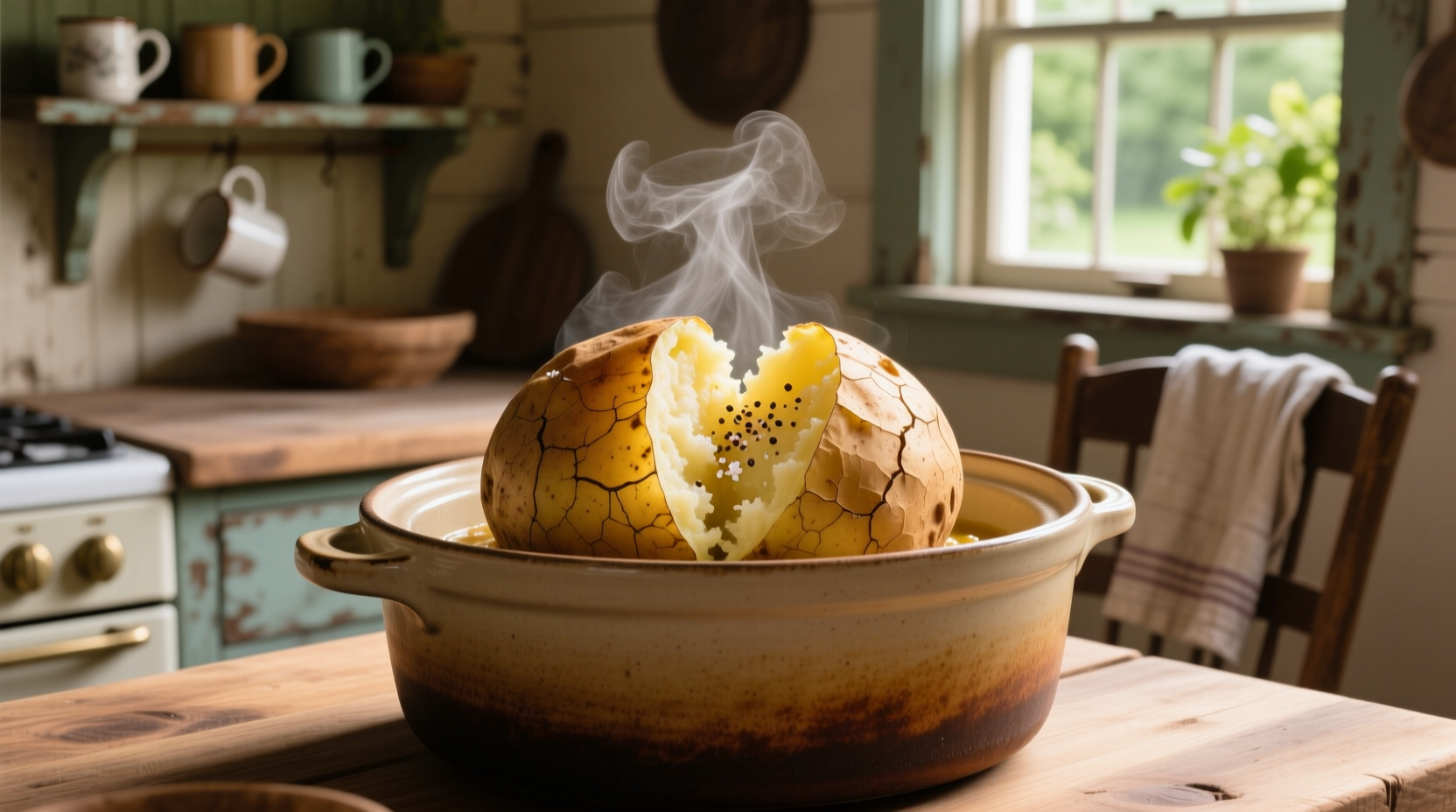 jacket potato in slow cooker