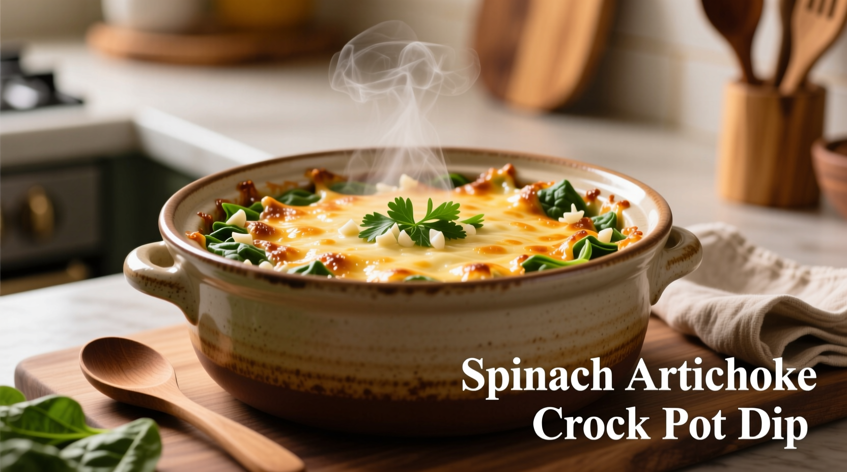 Perfect Spinach Artichoke Crock Pot Dip Recipe in 15 Minutes