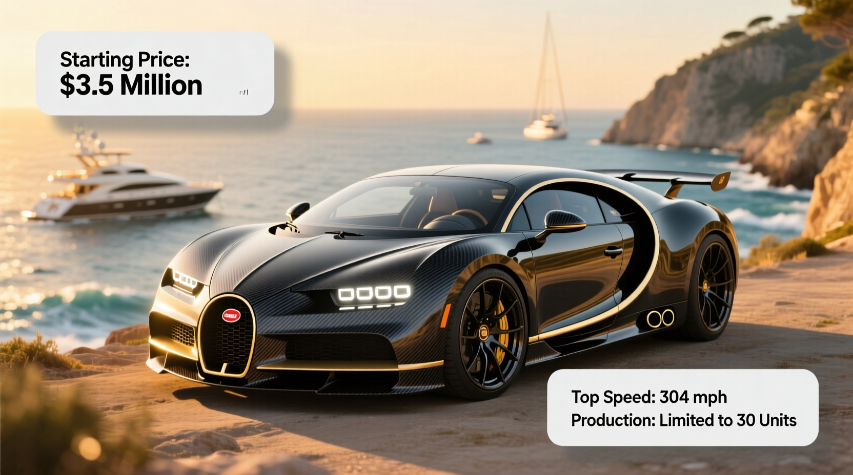 how much a bugatti car