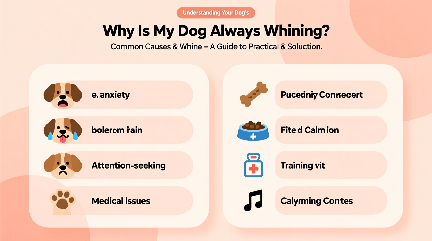 why is my dog always whining common causes solutions