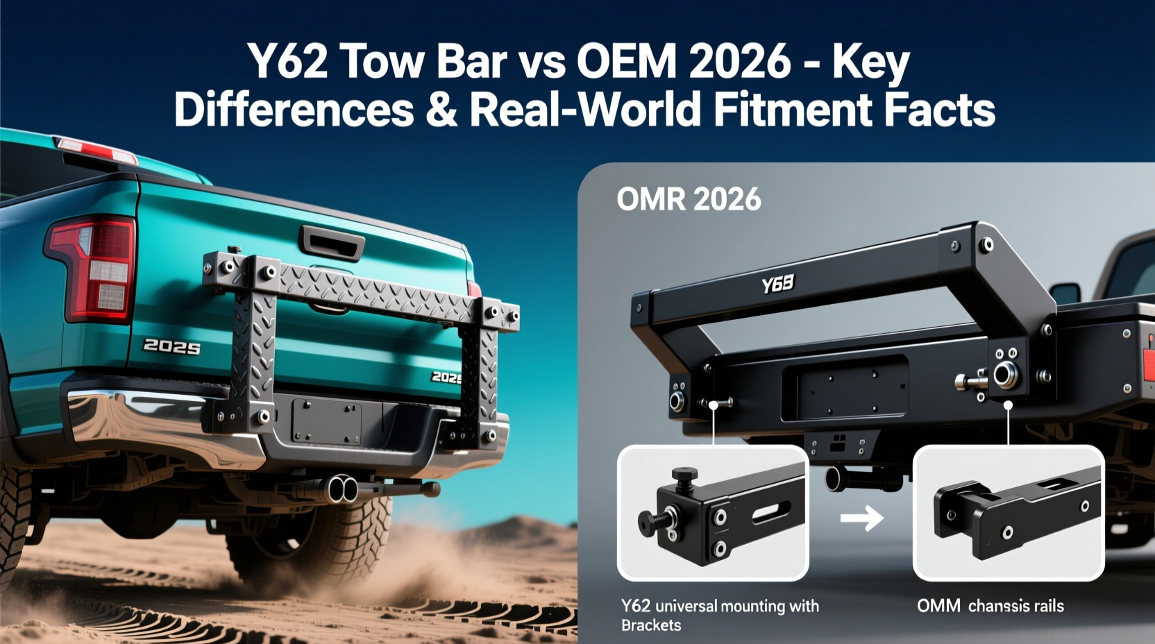 y62 tow bar vs oem 2026