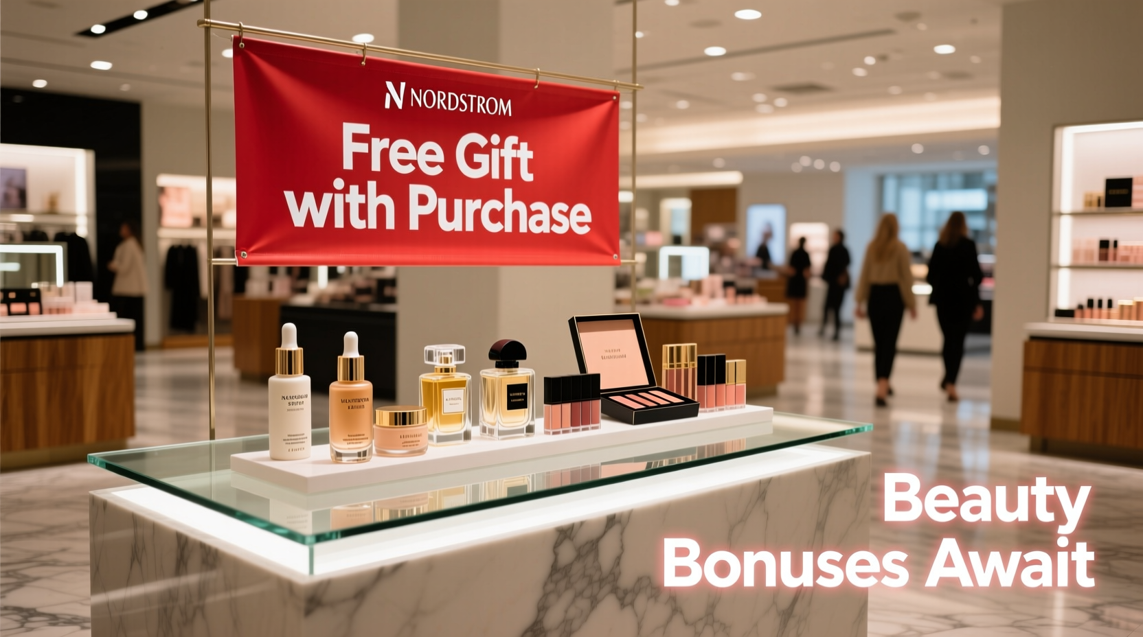 nordstrom free gift with purchase beauty bonuses await