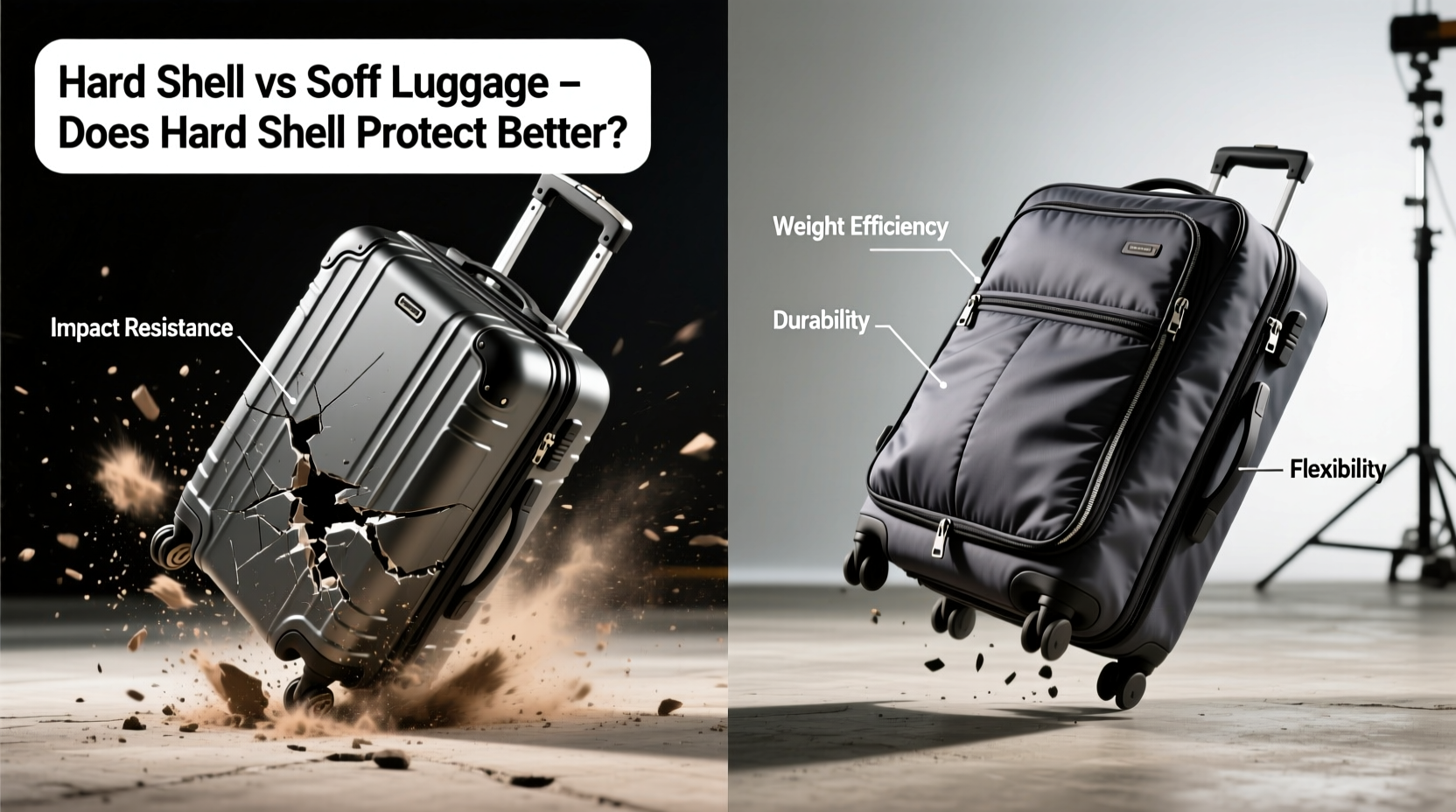 hardside vs soft luggage does a hard shell actually protect better