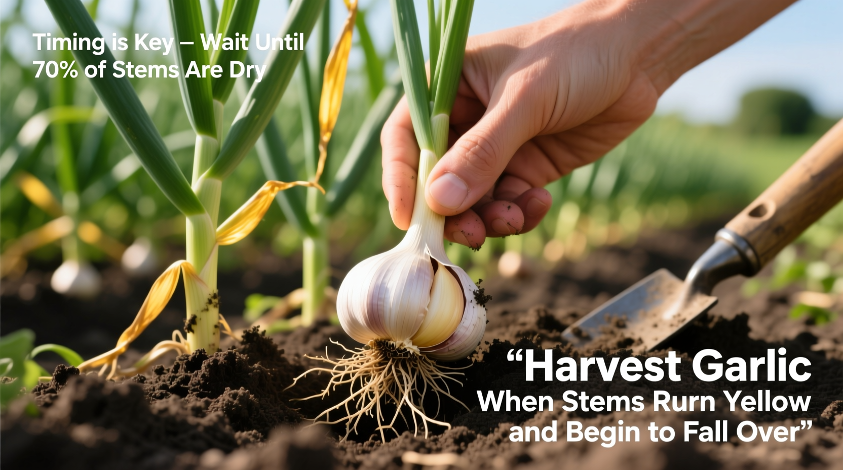 How to Harvest Garlic: Timing, Techniques, and Storage Guide