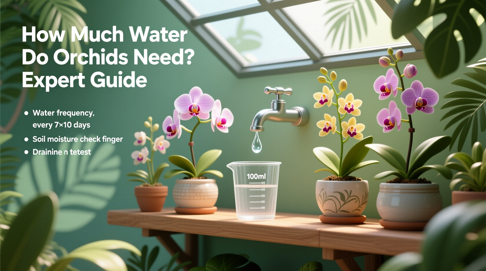 how much water do orchids need