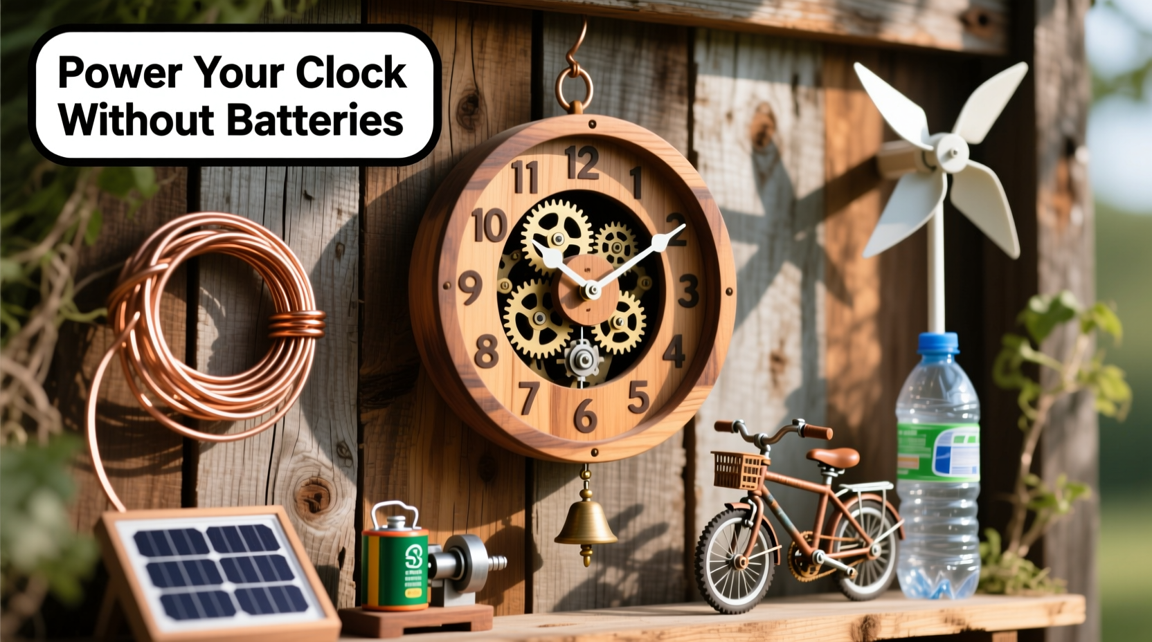 creative ways to power a clock without batteries practical diy solutions that work