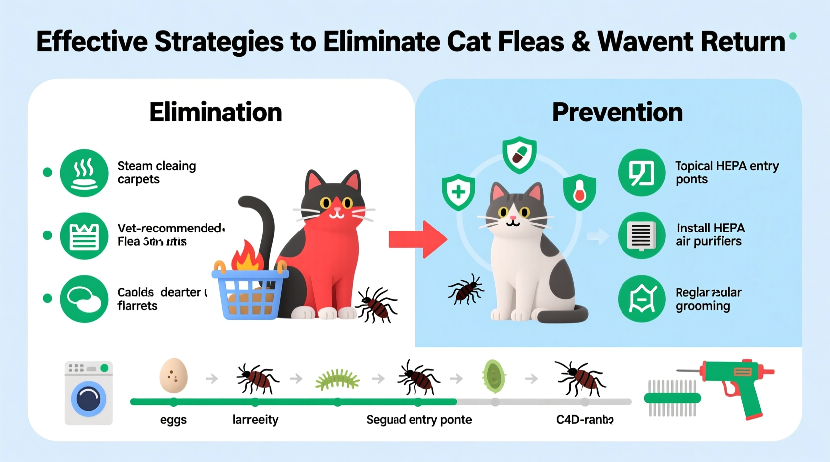 effective strategies to completely eliminate cat fleas from your home and prevent their return