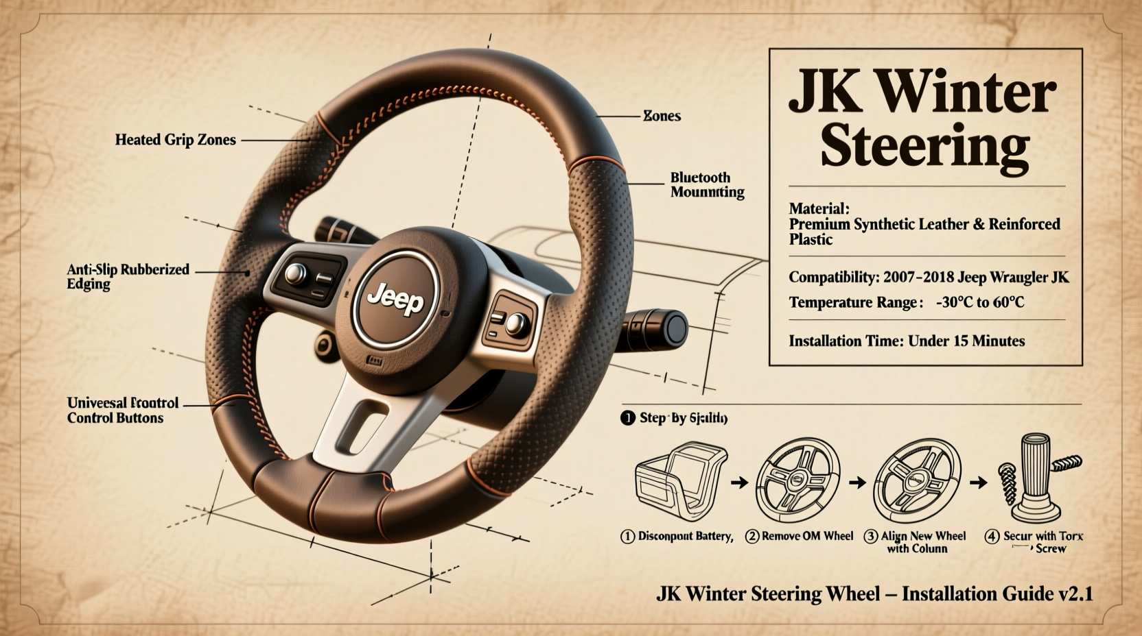 jk winter steering wheel