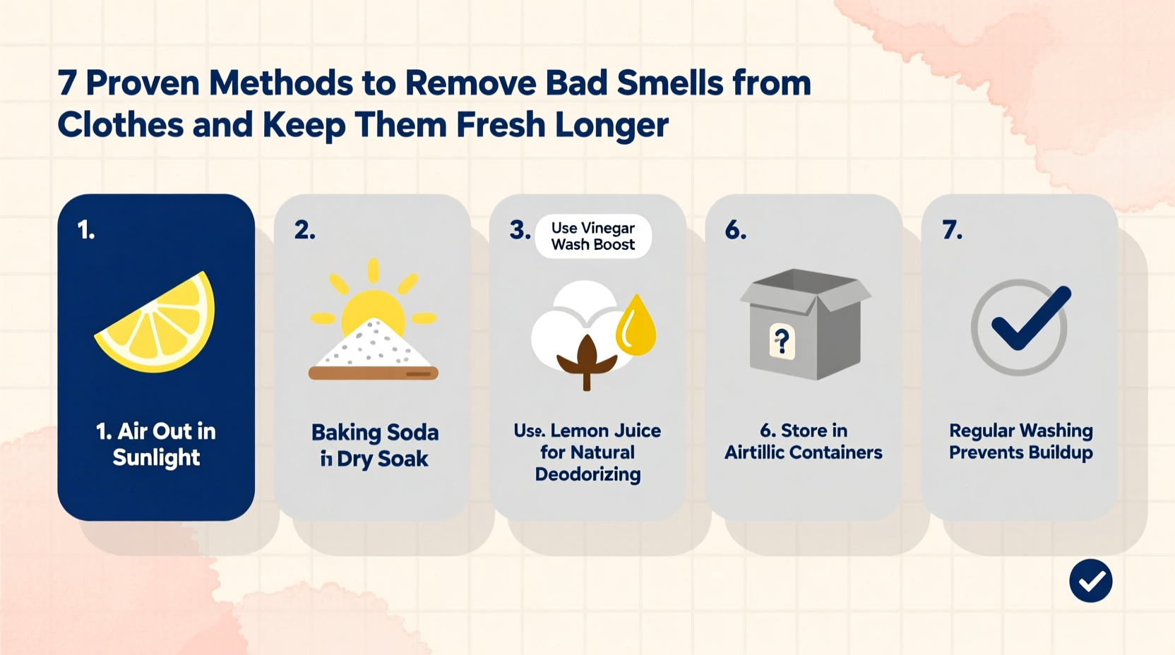7 proven methods to remove bad smells from clothes and keep them fresh longer