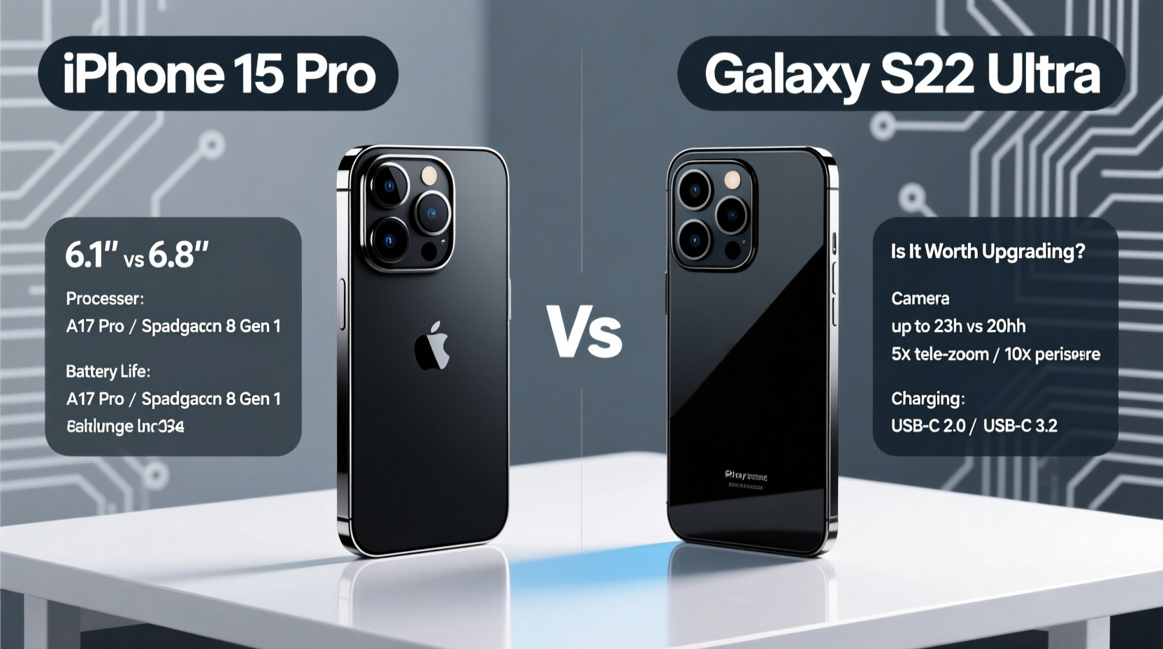 iphone 15 pro vs galaxy s22 ultra is it worth upgrading in 2024 2