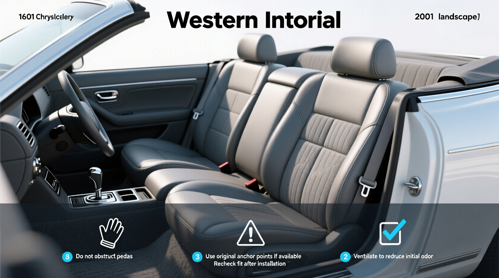 2001 chrysler sebring convertible seat covers