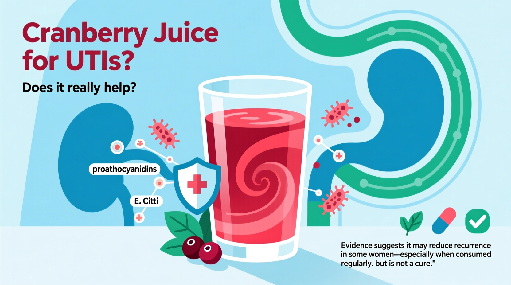cranberry juice for utis does it really help why