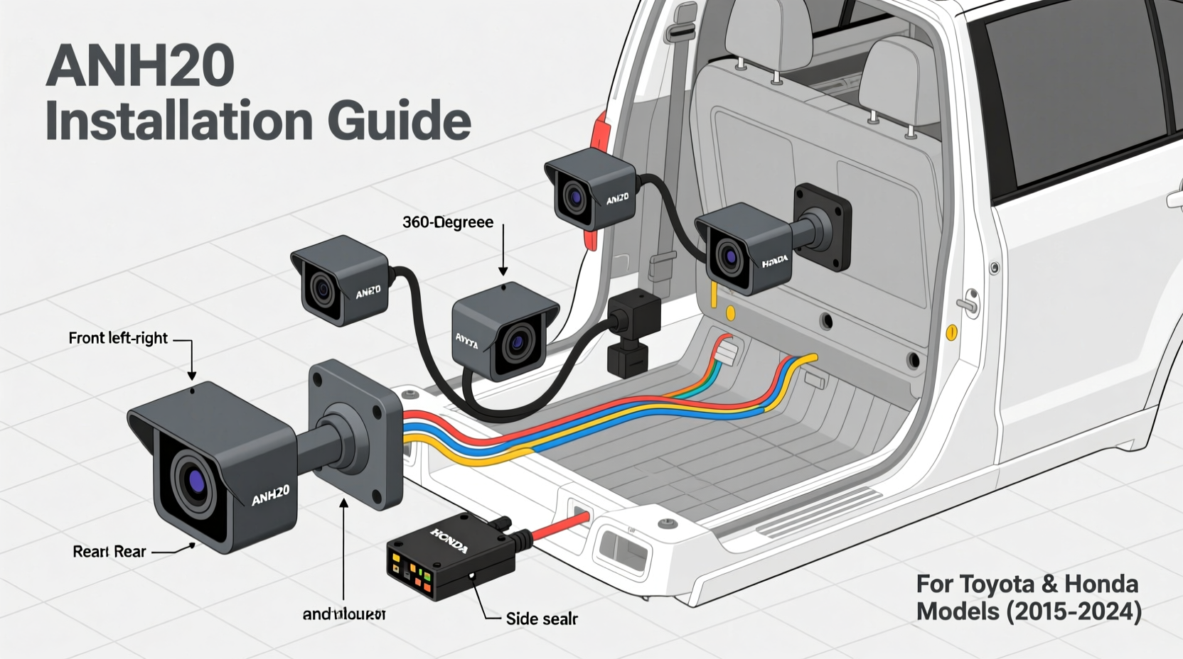 ANH20 360 Camera Installation Guide for Toyota & Honda