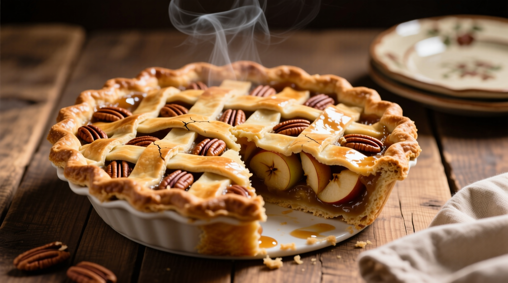 apple pecan pie